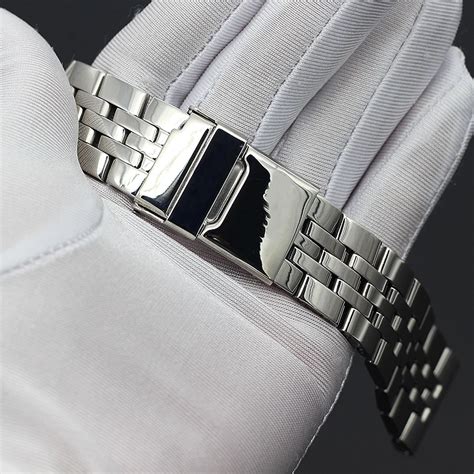 stainless steel watch straps breitling|breitling watch straps for men.